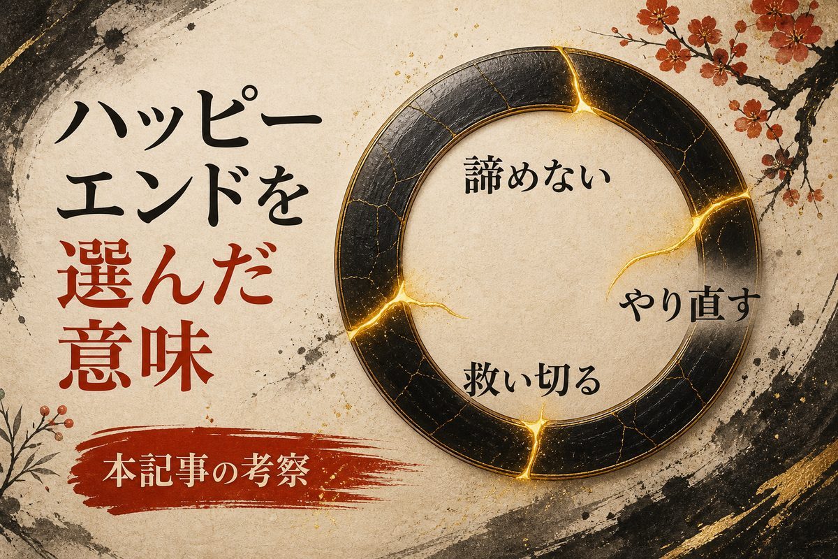 和久井先生がハッピーエンドを選んだ意味の要点を整理した東京リベンジャーズ解説画像