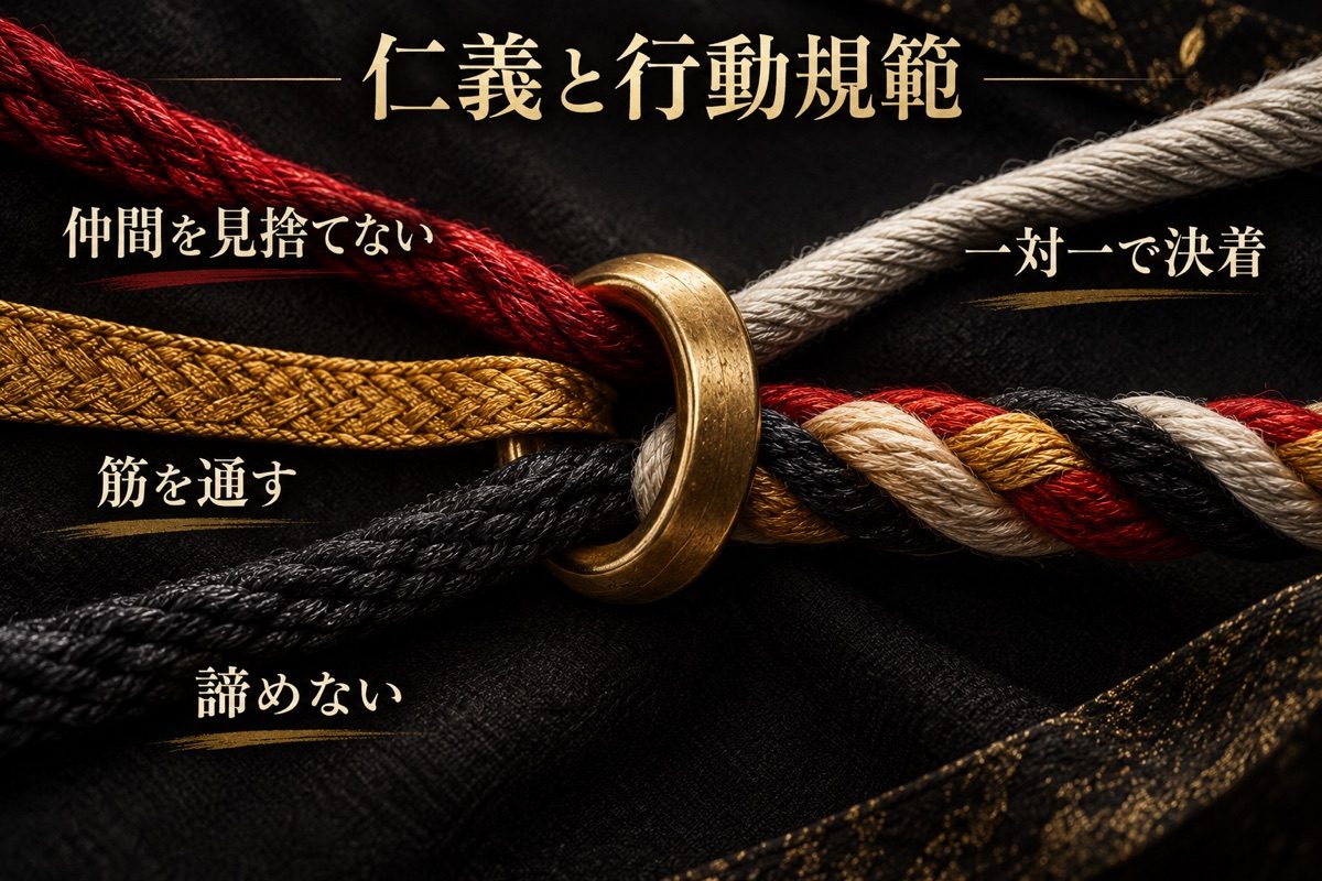 作中で繰り返される「仁義」と行動規範の要点を整理した東京リベンジャーズ解説画像