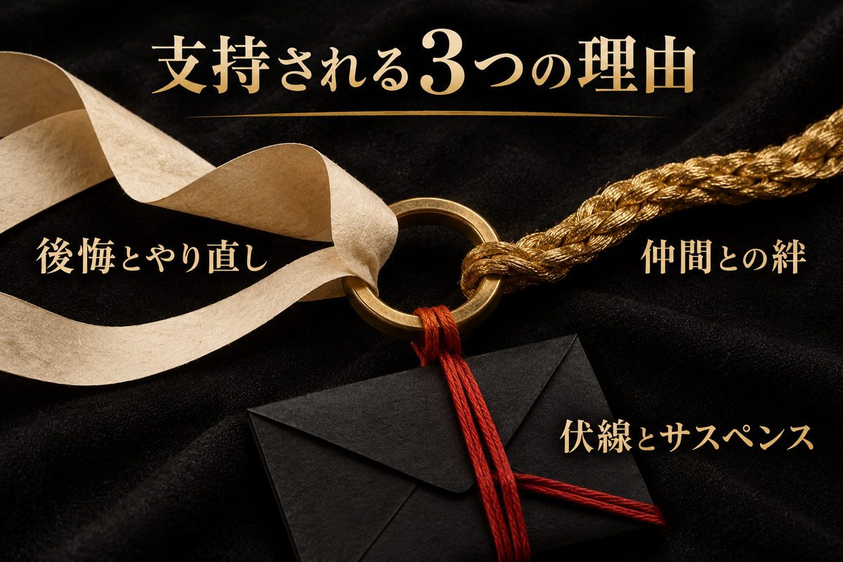 この作品の魅力――支持される三つの理由の要点を整理した東京リベンジャーズ解説画像